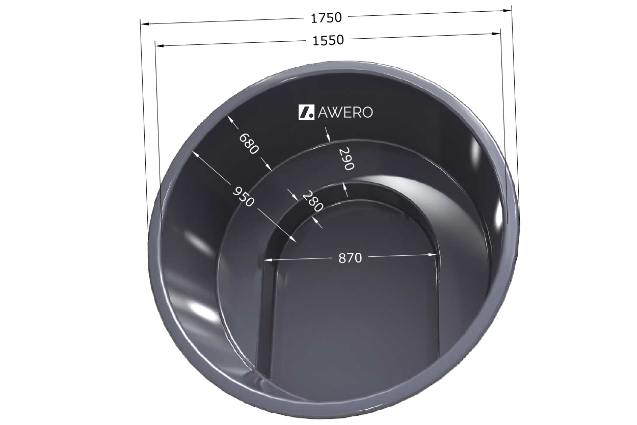 Tünnisisu ümar Ø 1750 mm