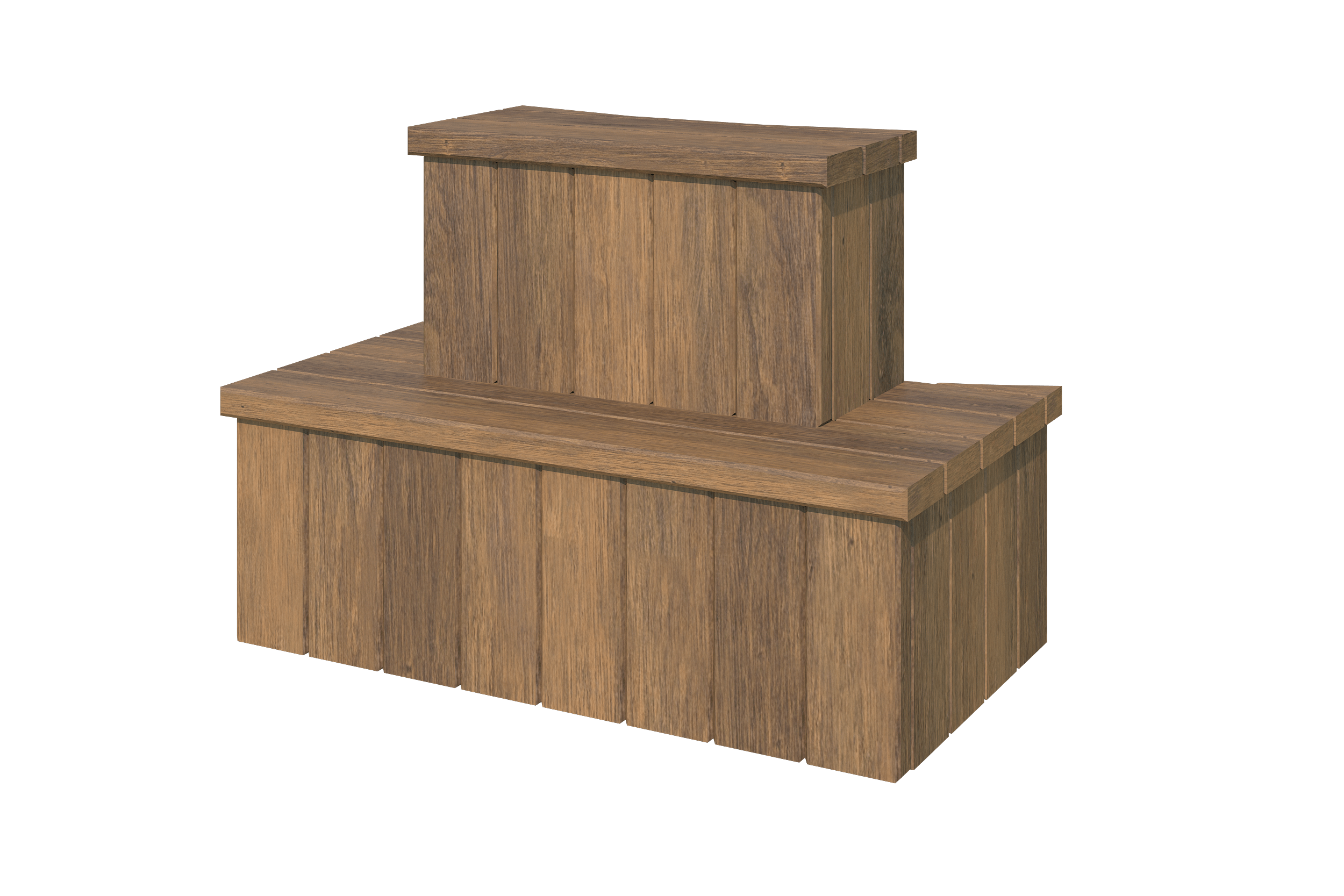 Kaheastmeline kandiline kümblustünni trepp