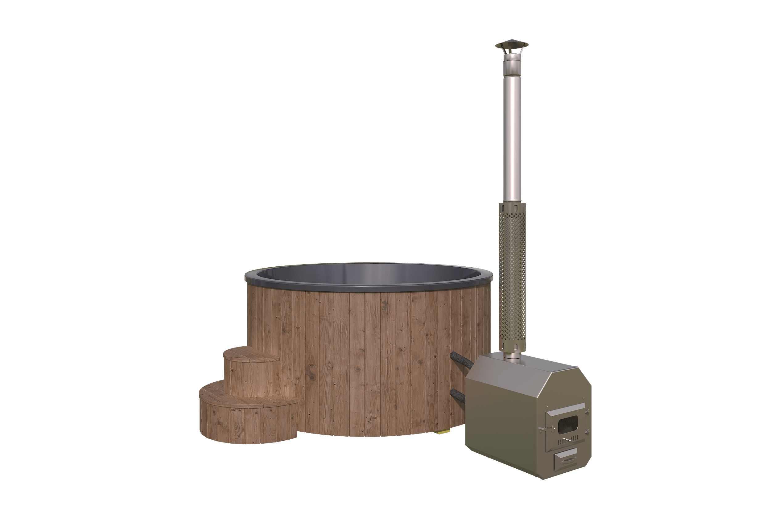 Bañera nórdica DeLux 200 con estufa externa