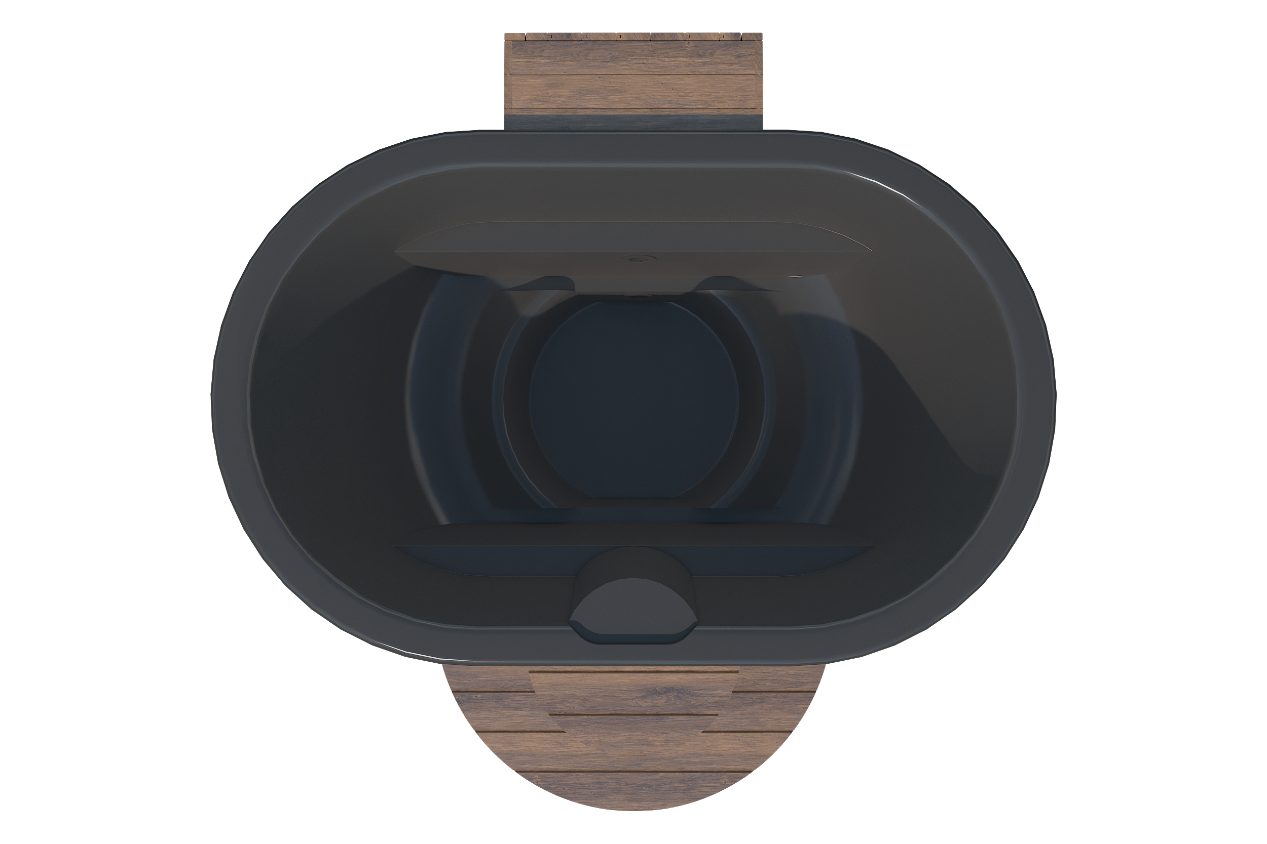 Ofuro con estufa de gas